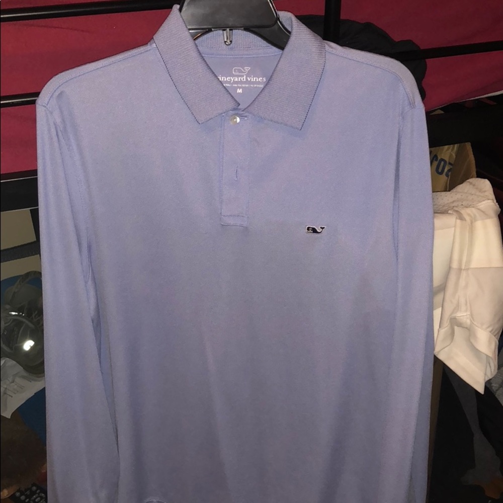 Long sleeve vineyard vines golf polo